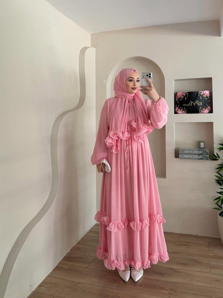 Leher – Tiered Ruffle Maxi